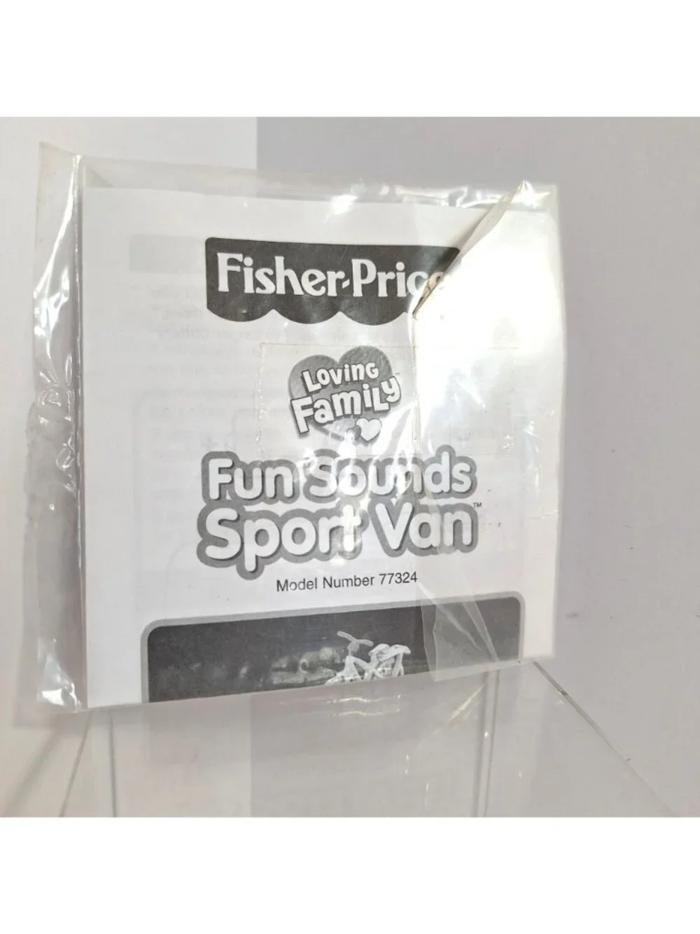 Loving Family Fun Sounds Sport Van Instruction Manual Only Fisher Price